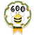 A harmadik forduló 600. megoldásának beküldéséért. 600.